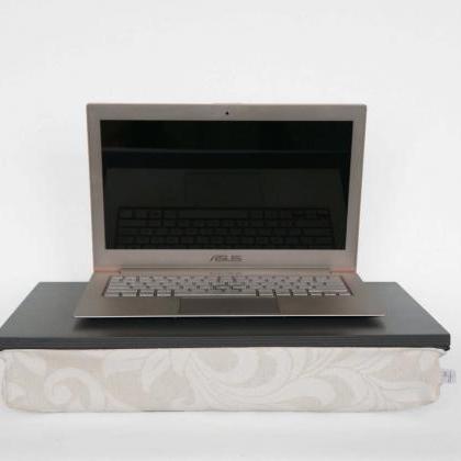 Laptop Stand With Comfortable Pillow - Dark Grey..