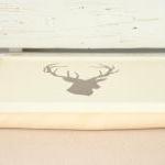 Lap Desk - Hand painted Deer head -..