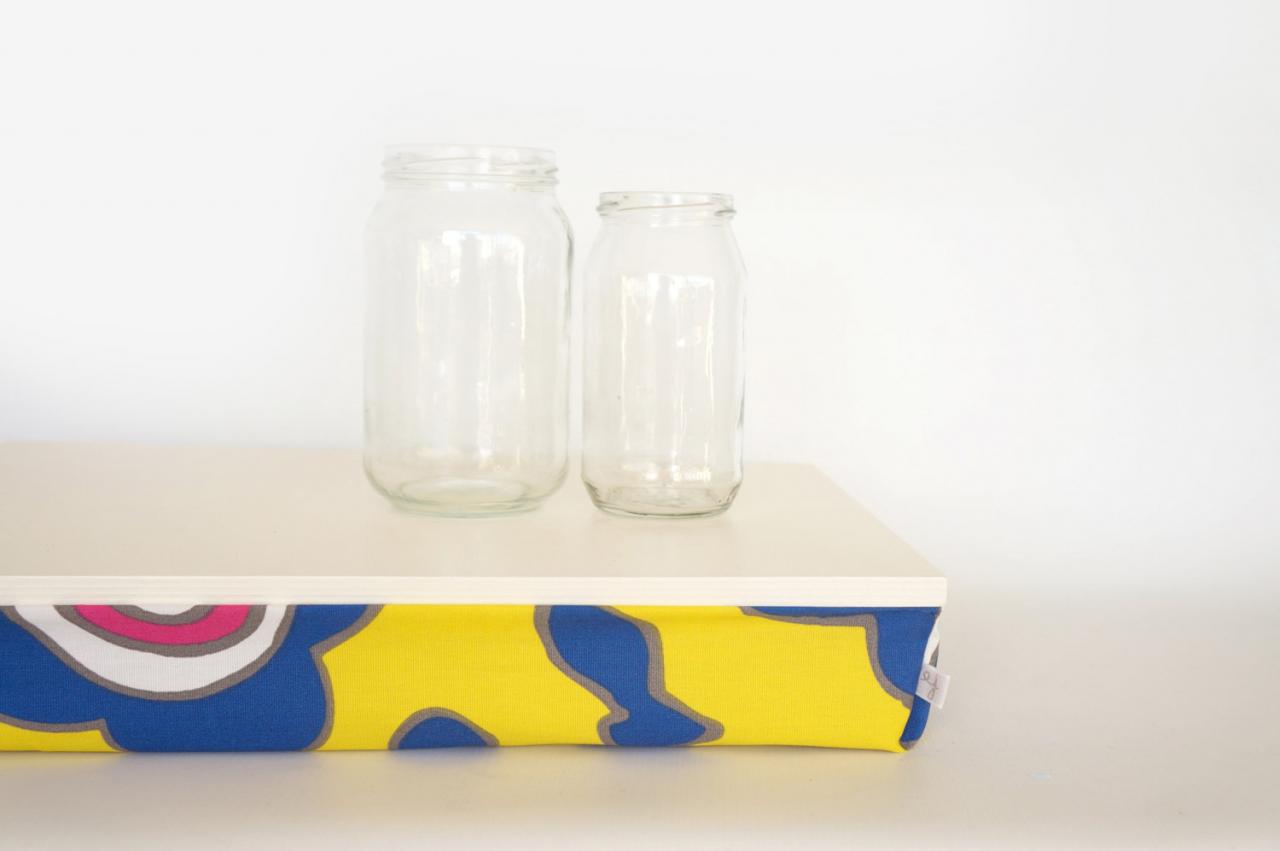 Pillow Tray, Stable Table, Breakfast In Bed Serving Tray Off White