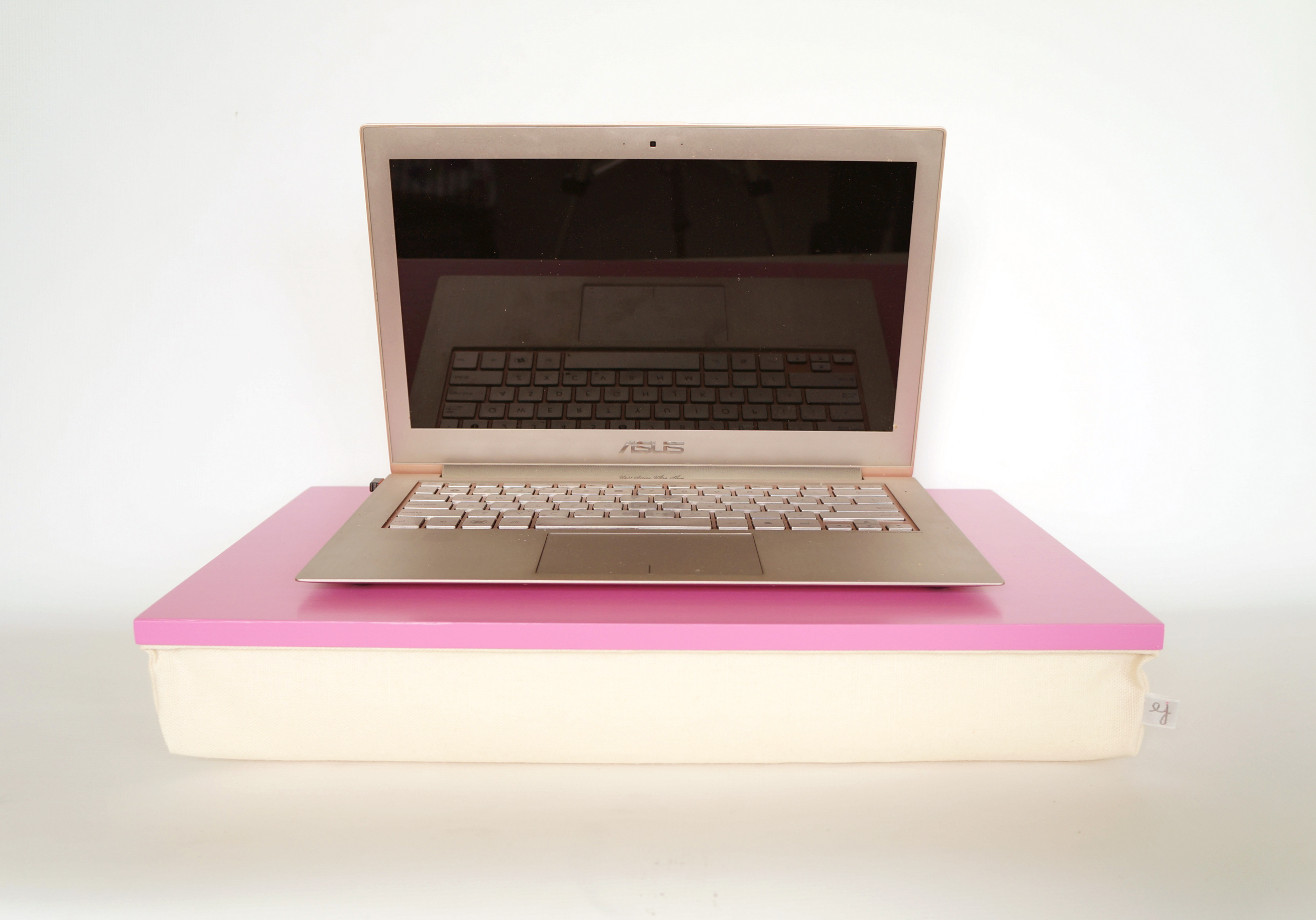 Borderless Laptop Lap Desk Or Ipad Stand Bright Pink With Off